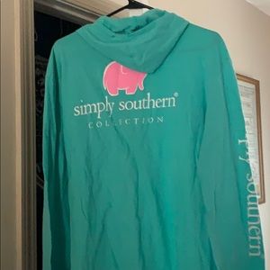 Long-sleeve, hoodie t-shirt